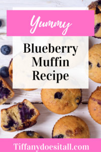 Yummy Blueberry Muffin Recipe - tiffanydoesitall.com
