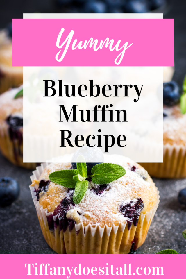 Yummy Blueberry Muffin Recipe - Tiffanydoesitall.com