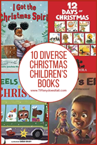 10 diverse christmas Children's books pin