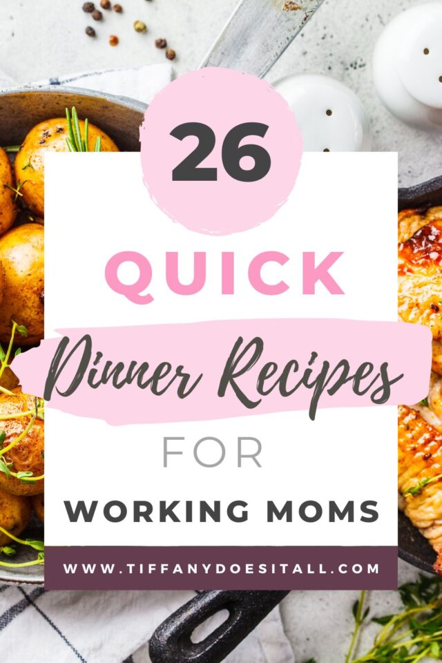 Are you tired of trying to figure out what's for dinner every night? Check out these 26 quick and easy dinner ideas that everyone will love!