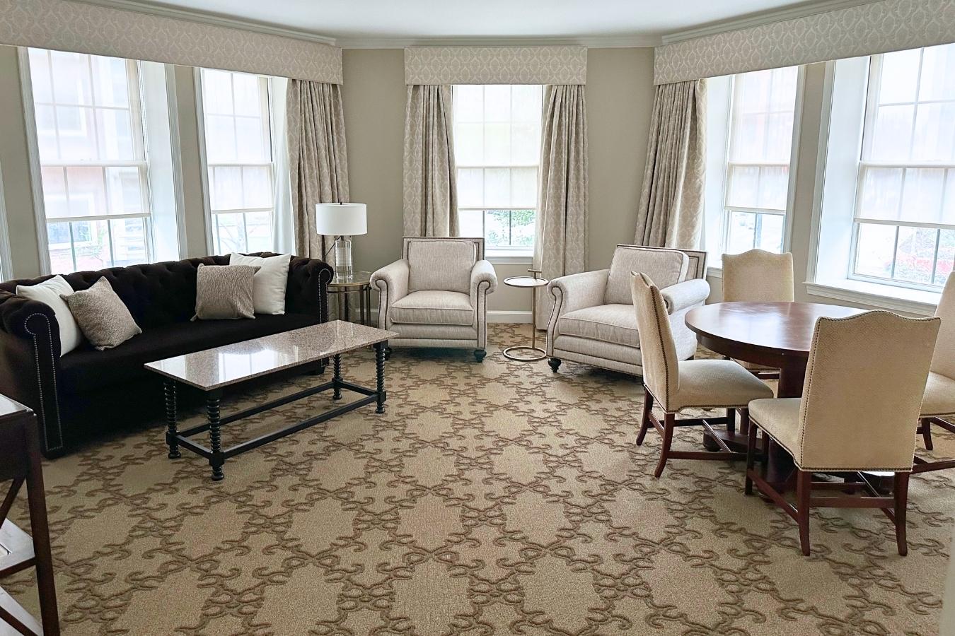 Ambassador Suite Living Room.