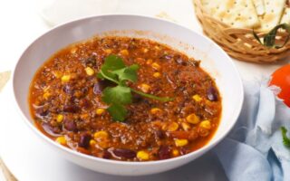 Fall Family Friendly Dinner: Classic Chili with Cheesy Cornbread Muffins