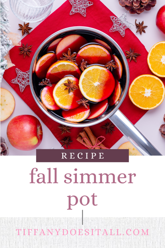 Want your home to smell like fall all year long? Check out this easy fall simmer pot recipe! 