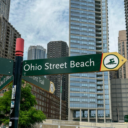 OHIO STREET BEACH IN CHICAGO