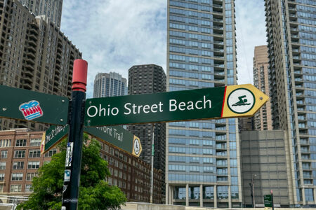 OHIO STREET BEACH IN CHICAGO