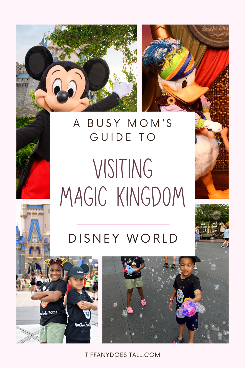 A guide for busy moms to plan a stress free trip to Disney World's Magic Kingdom. Check it out!