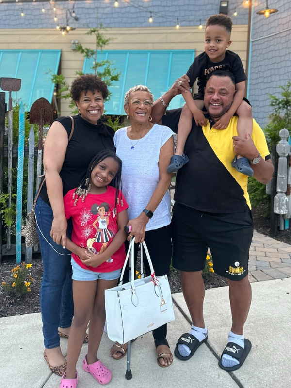 Perry and Harrison family at Crooked Hammock Brewery in Middletown, Delaware