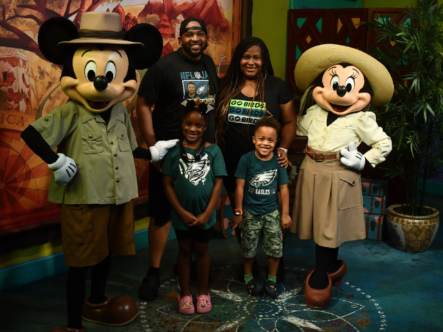 The Harrison family at Disney's Animal Kingdom