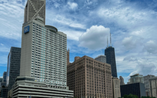 W Lakeshore from Ohio Street Beach