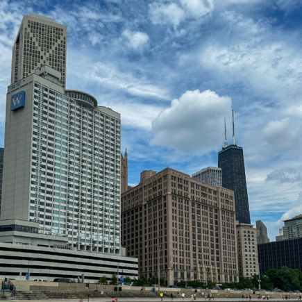 W Lakeshore from Ohio Street Beach