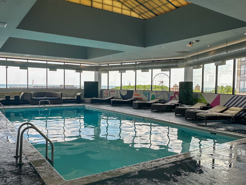 W Lakeshore indoor pool