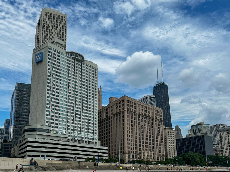 W Lakeshore from Ohio Street Beach