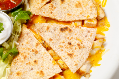 BBQ Chicken Quesadilla's are an easy dinner idea that is perfect for weeknights