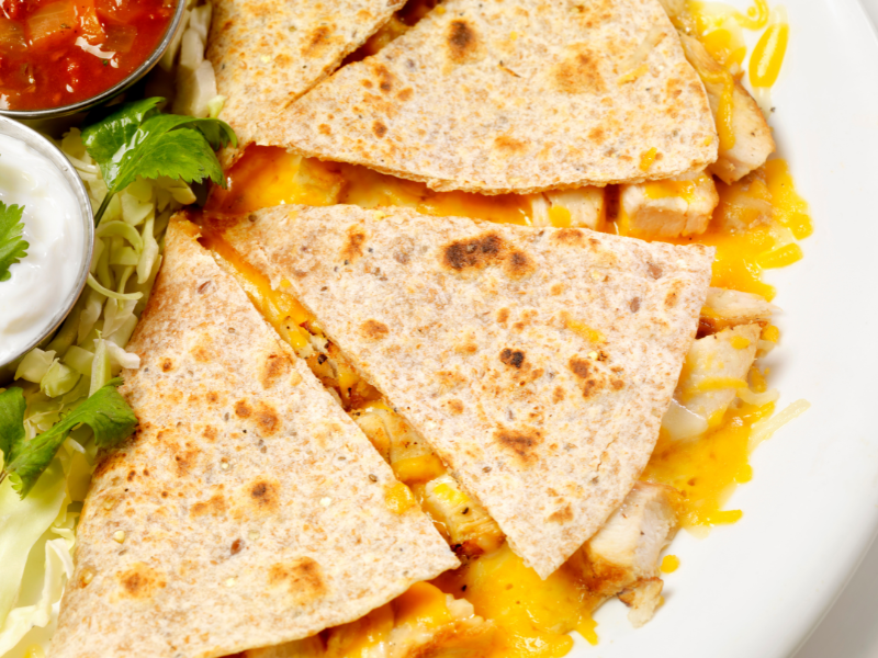 BBQ Chicken Quesadilla's are an easy dinner idea that is perfect for weeknights