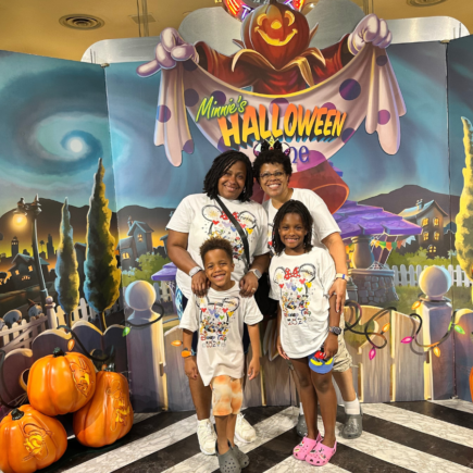 Harrison Family at Hollywood and Vine for Disney Character Dining