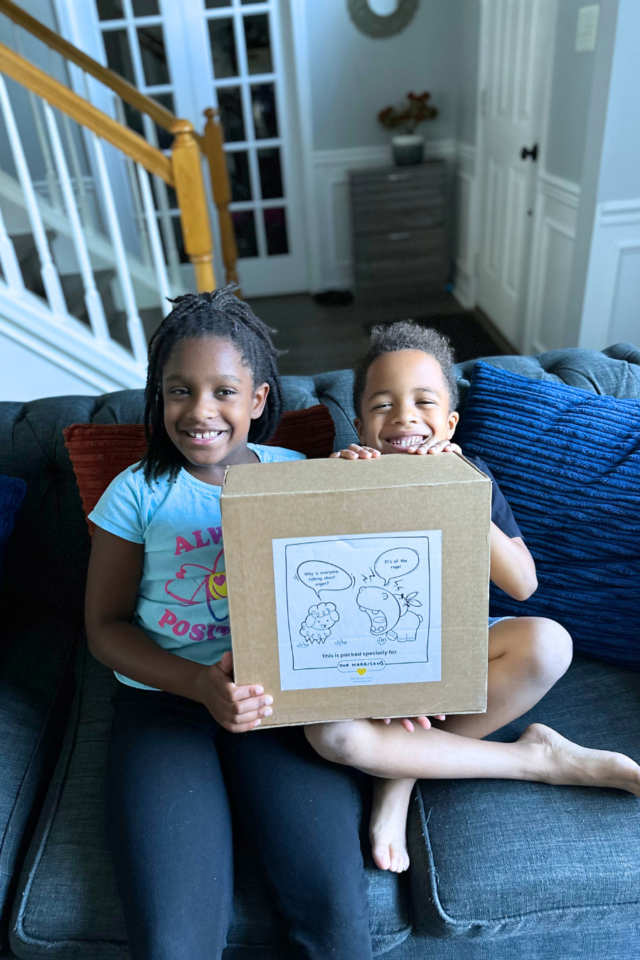 Annalise and Deuce with My Mama Says Subscription box