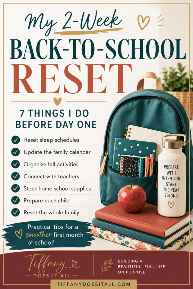 7 Things to Do Before School Starts for an Easier First Month