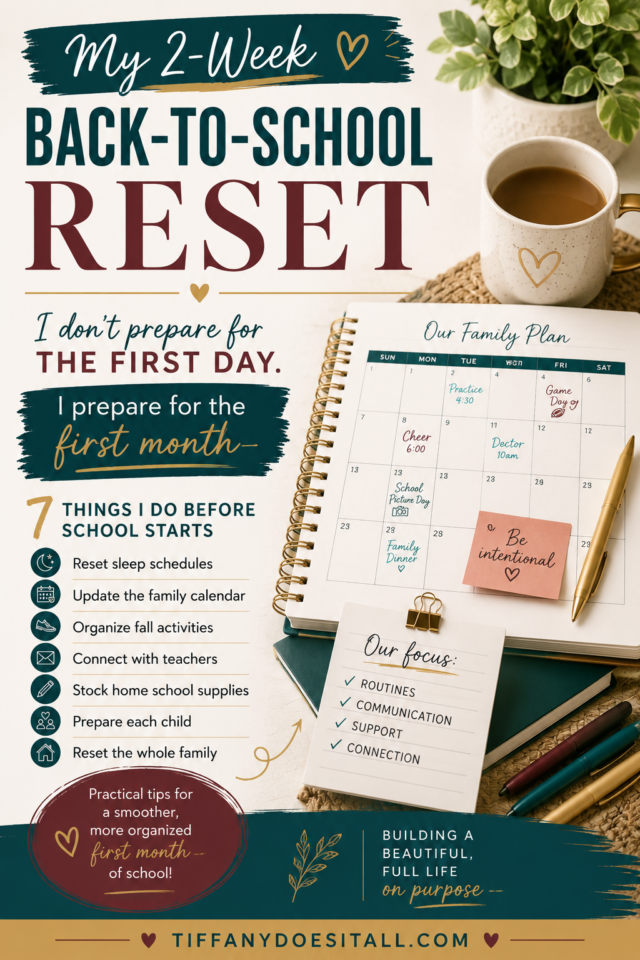 My 2-Week Back-to-School Reset